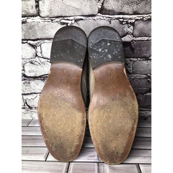 Rogue Gray Taupe Suede Leather Casual Lace Up Ankle Boots Men’s Sz 42EU/9M US - Picture 7 of 15